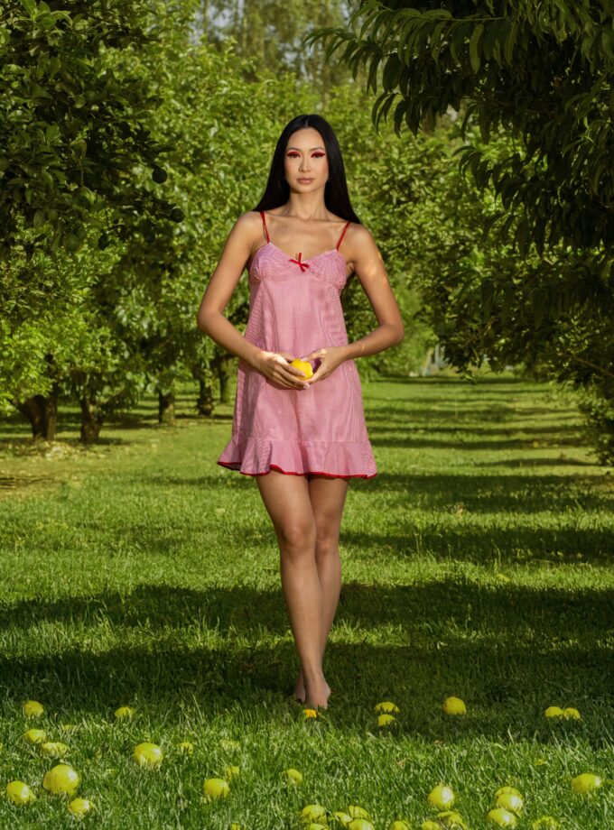 Conjuto Rosa de Verão